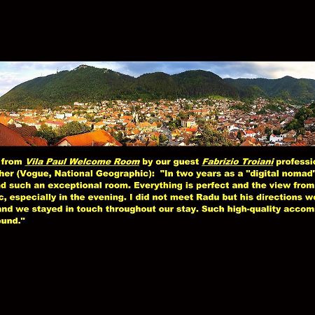 Vila Paul Best Paronamic View Over Medieval Historical Centre Braşov Dış mekan fotoğraf